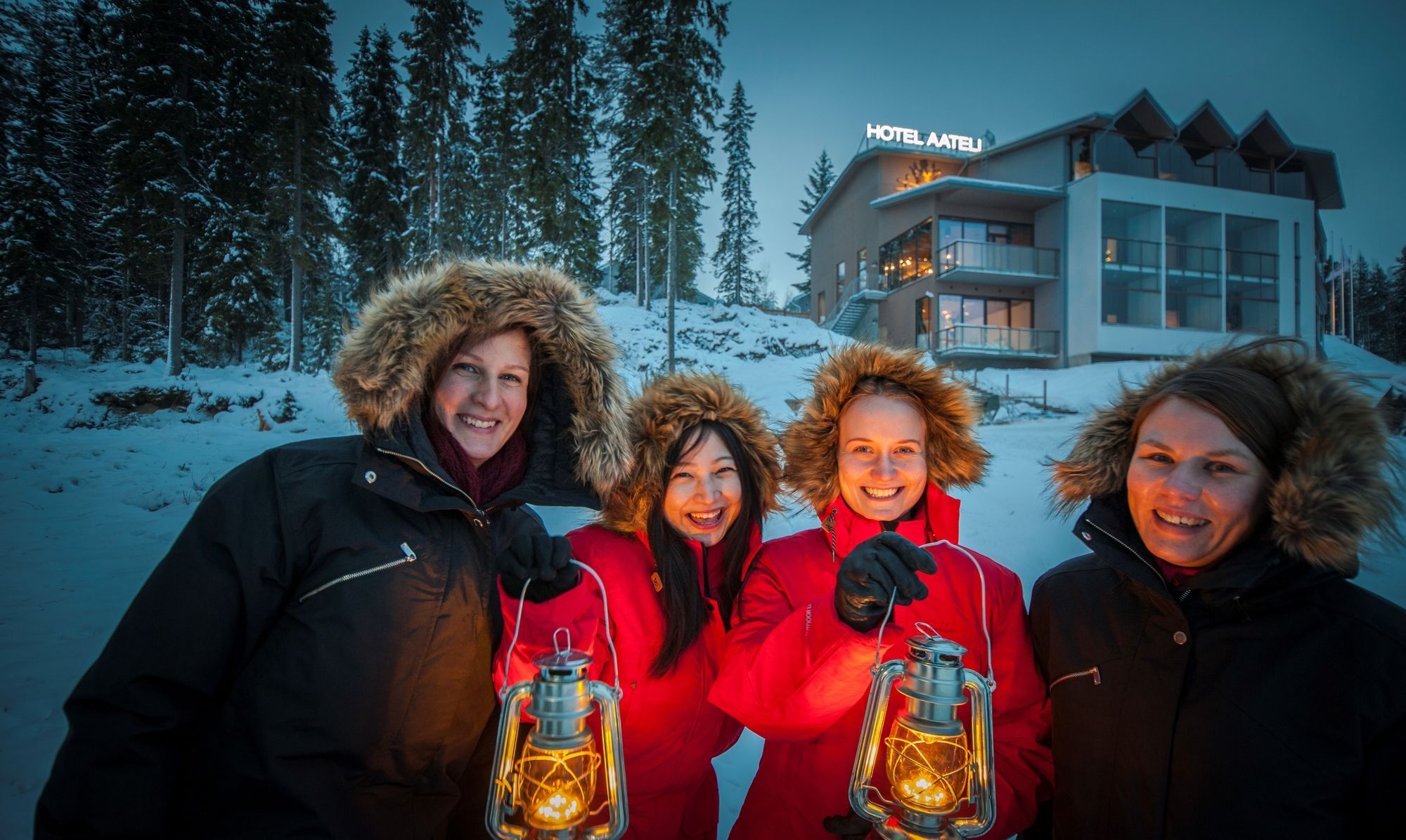 Hotel Aateli Hillside Vuokatti Eksteriør billede