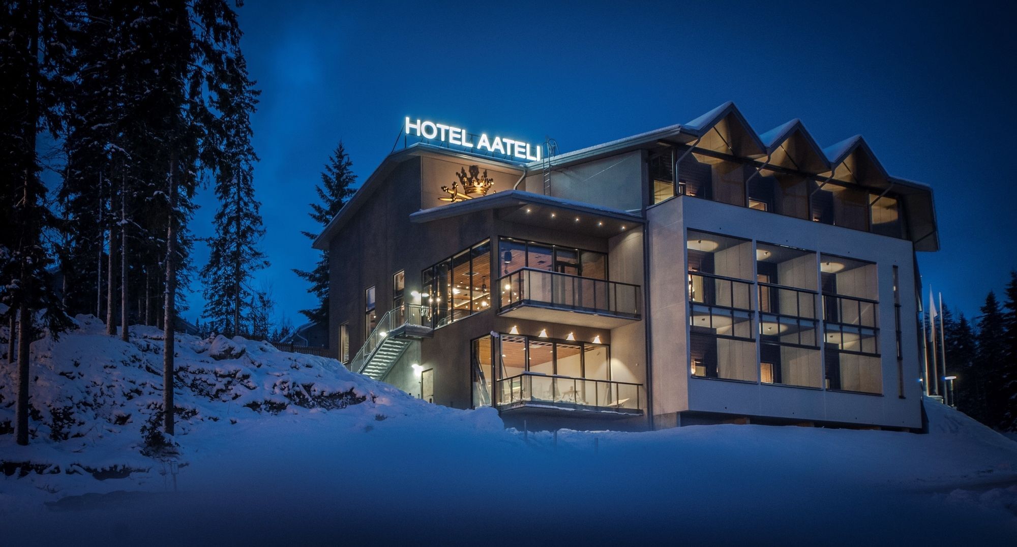 Hotel Aateli Hillside Vuokatti Eksteriør billede