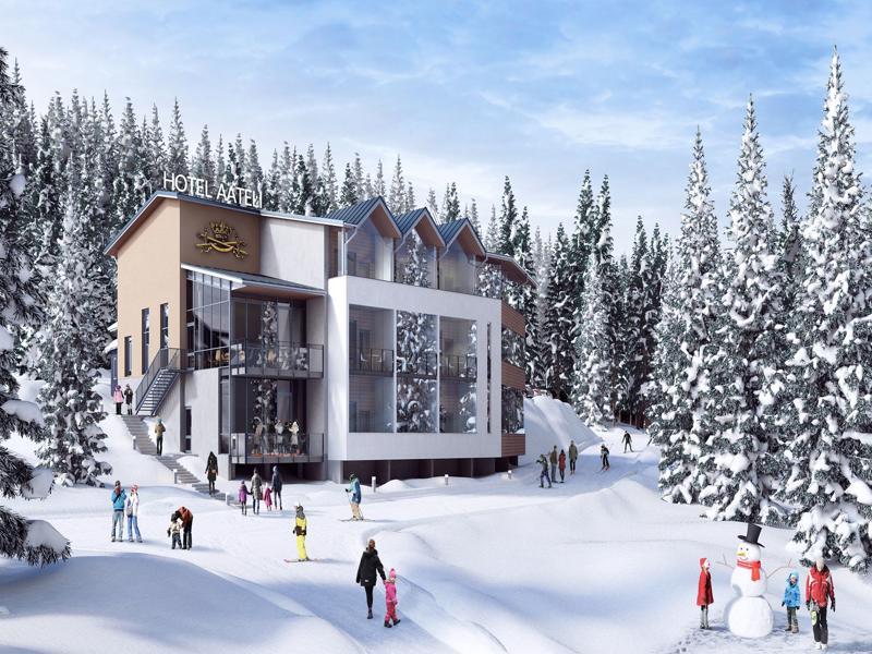 Hotel Aateli Hillside Vuokatti Eksteriør billede