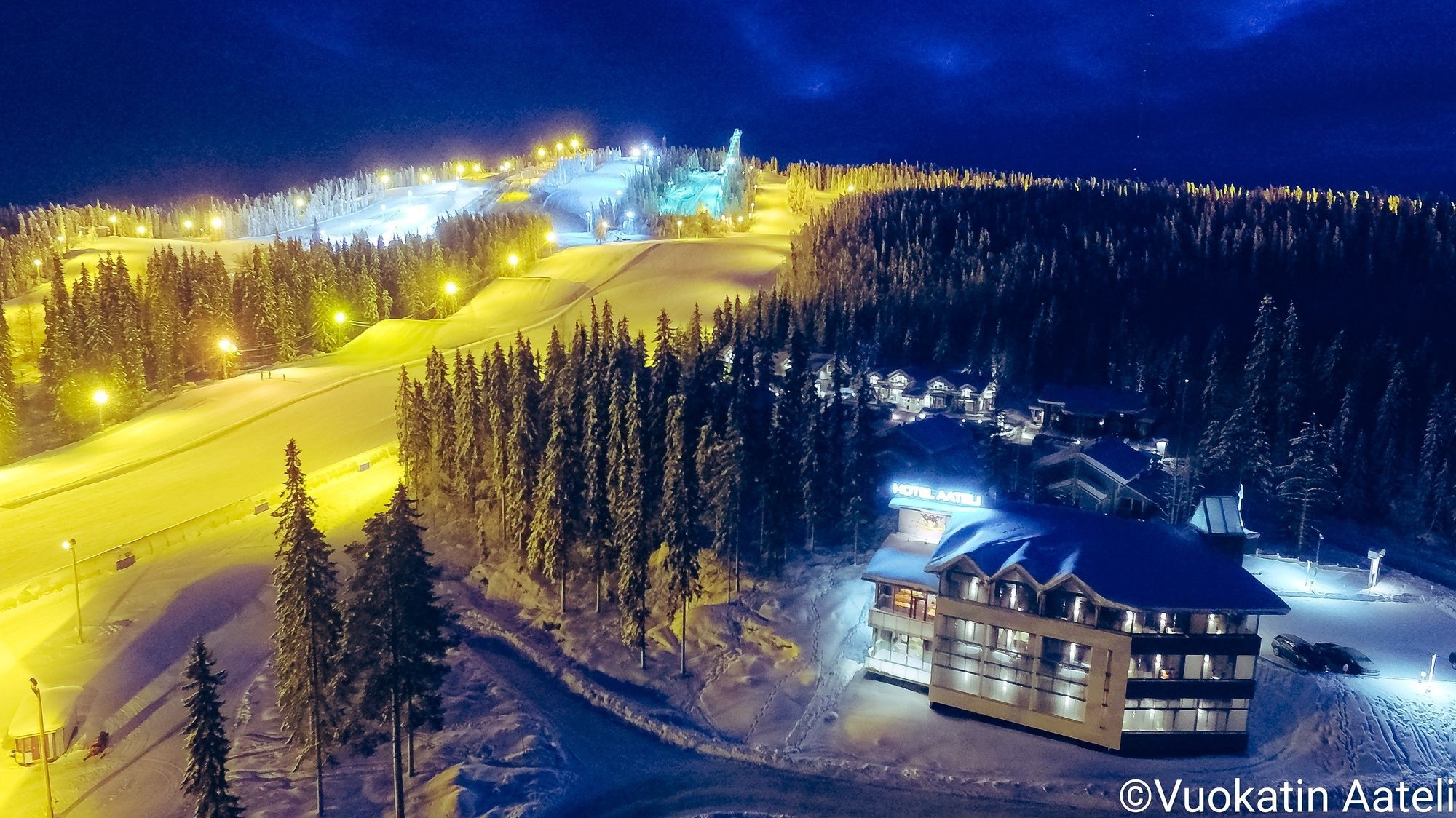 Hotel Aateli Hillside Vuokatti Eksteriør billede