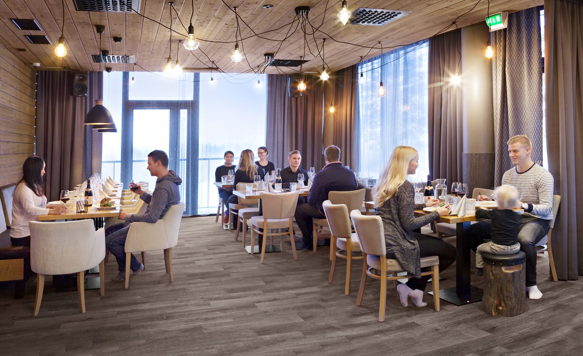 Hotel Aateli Hillside Vuokatti Eksteriør billede