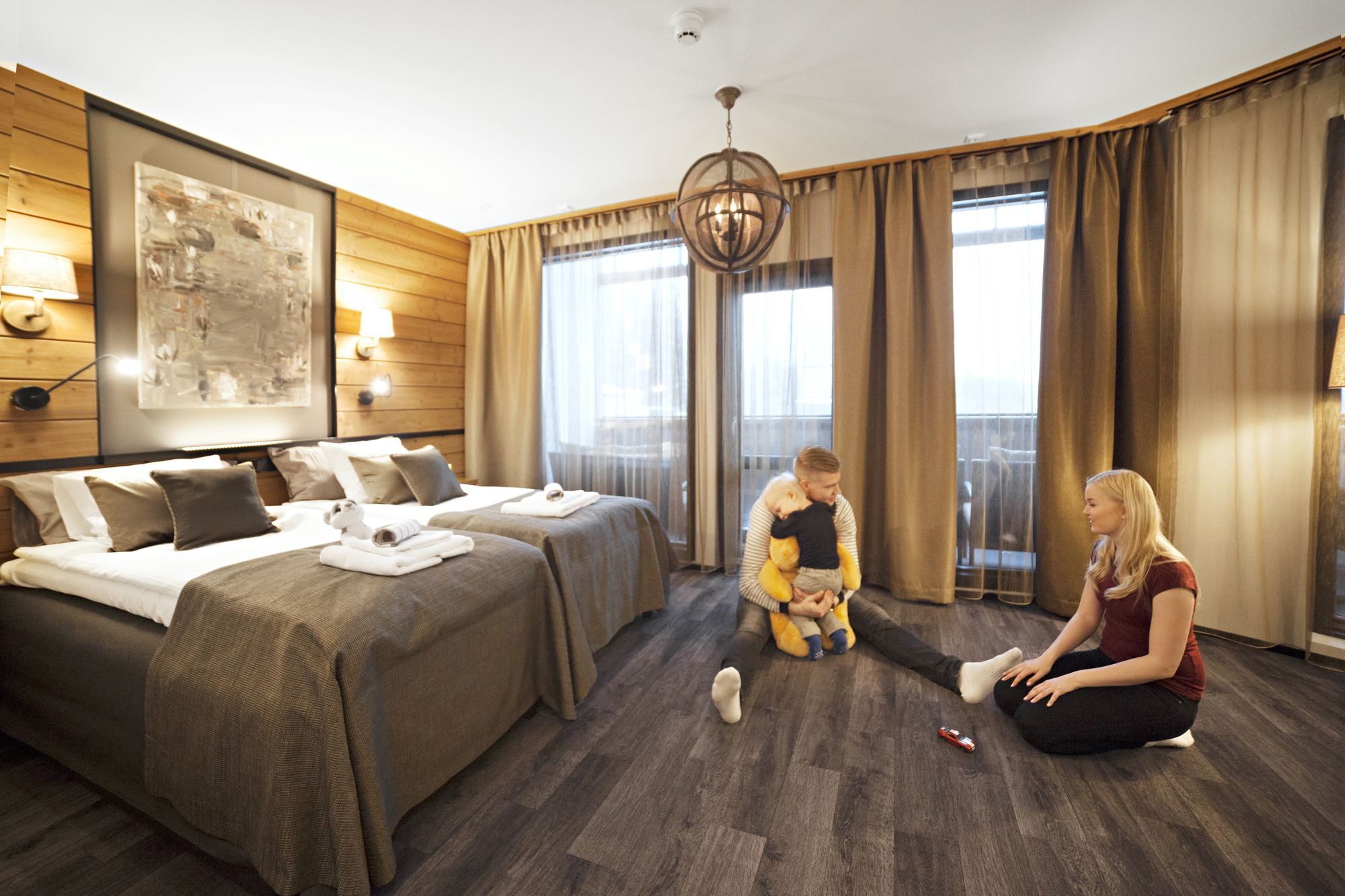 Hotel Aateli Hillside Vuokatti Eksteriør billede